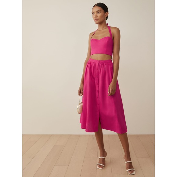 NWOT Reformation Orzo Two Piece Linen set - Picture 1 of 15